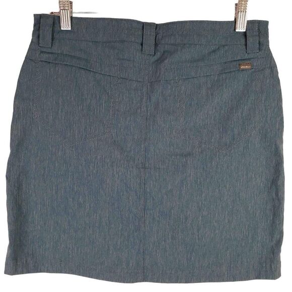 Eddie Bauer Travex Skort Skirt Womens Size 4 Blue Outdoor Hiking Nylon - Picture 3 of 10